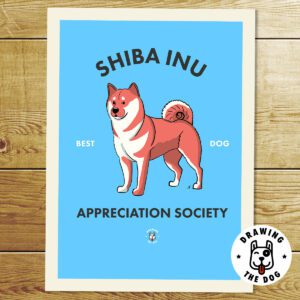 Shiba Inu AS Print