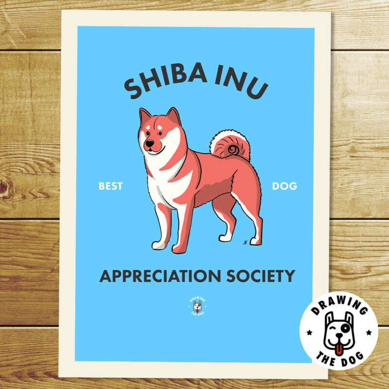 Shiba Inu AS Print