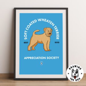 Soft Coated Wheaten Terrier Framed
