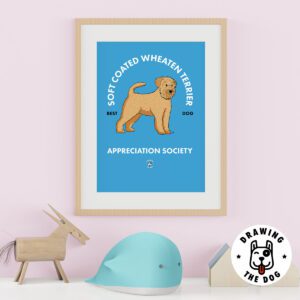 Soft Coated Wheaten Terrier Kids Wall Decor