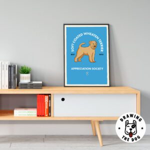 Soft Coated Wheaten Terrier Living Room Decor