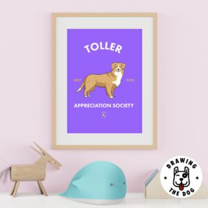 Nova Scotia Duck Tolling Retriever - Toller kids Art Wall Decor