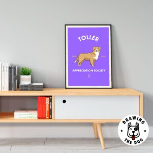 Nova Scotia Duck Tolling Retriever - Toller Living Room Decor