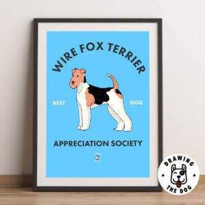 Wire Fox Terrier AS Framed