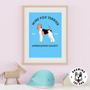 Wire Fox Terrier AS Kids Wall Decor