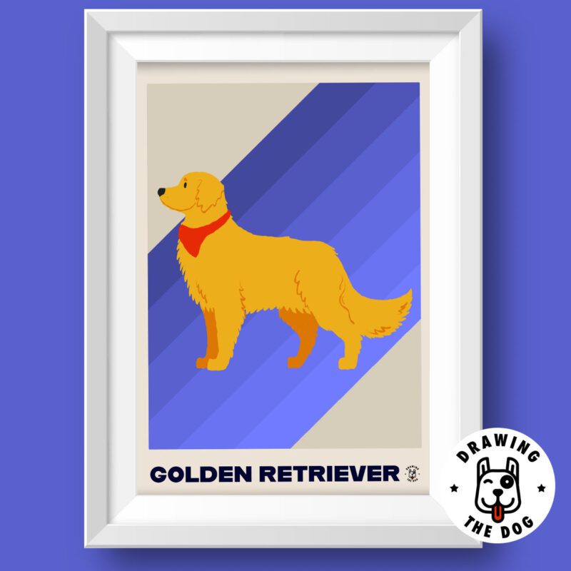 Golden Retriever Bauhaus Featured