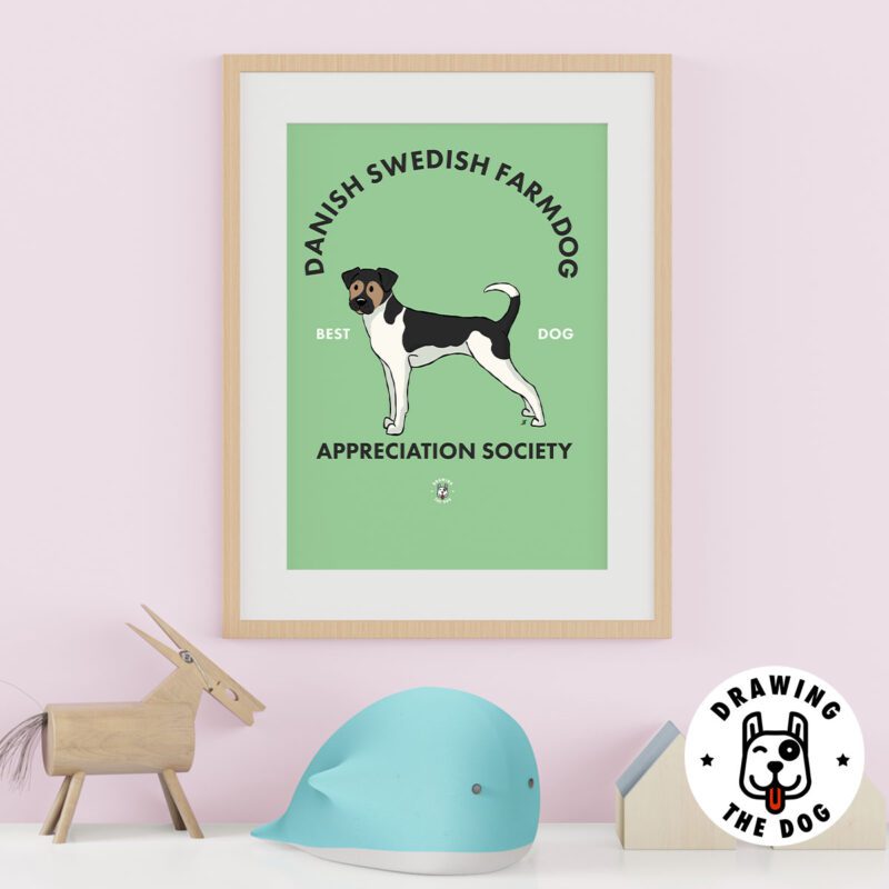 Danish Swedish Farmdog Kids Wall Decor