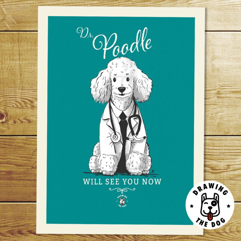 Dr Poodle Print