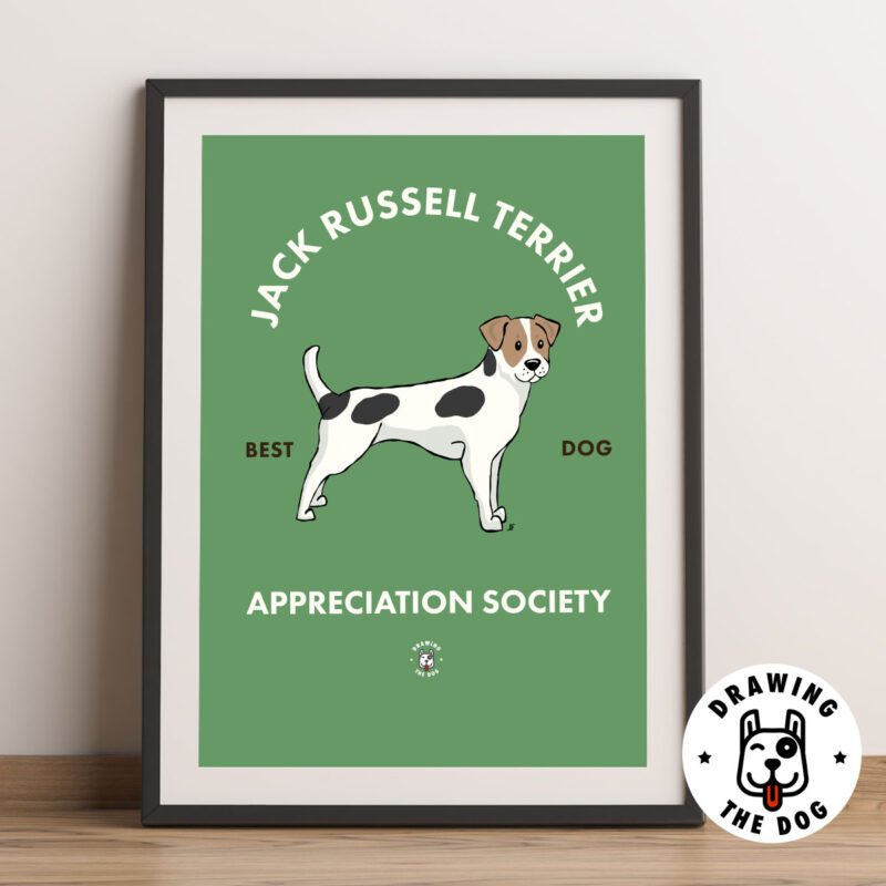 Jack Russell Terrier Framed