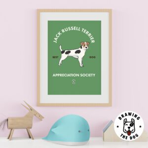 Jack Russell Terrier Kids Wall Decor