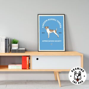 Parson Russell Terrier Living Room Decor