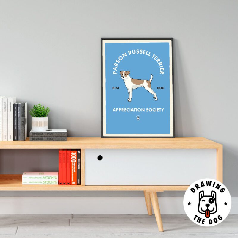 Parson Russell Terrier Living Room Decor