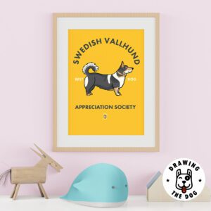 Swedish Valhund Kids Wall Decor