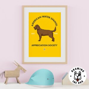 American Water Spaniel Kids Wall Decor