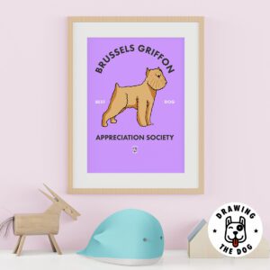 Brussels Griffon Kids Wall Decor