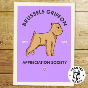 Brussels Griffon Print