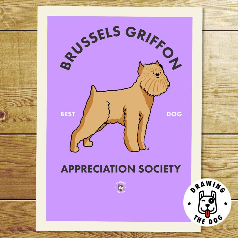 Brussels Griffon Print