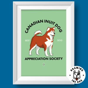 Canadian Inuit Dog Wall Art Featured