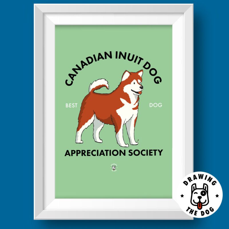 Canadian Inuit Dog Wall Art Featured