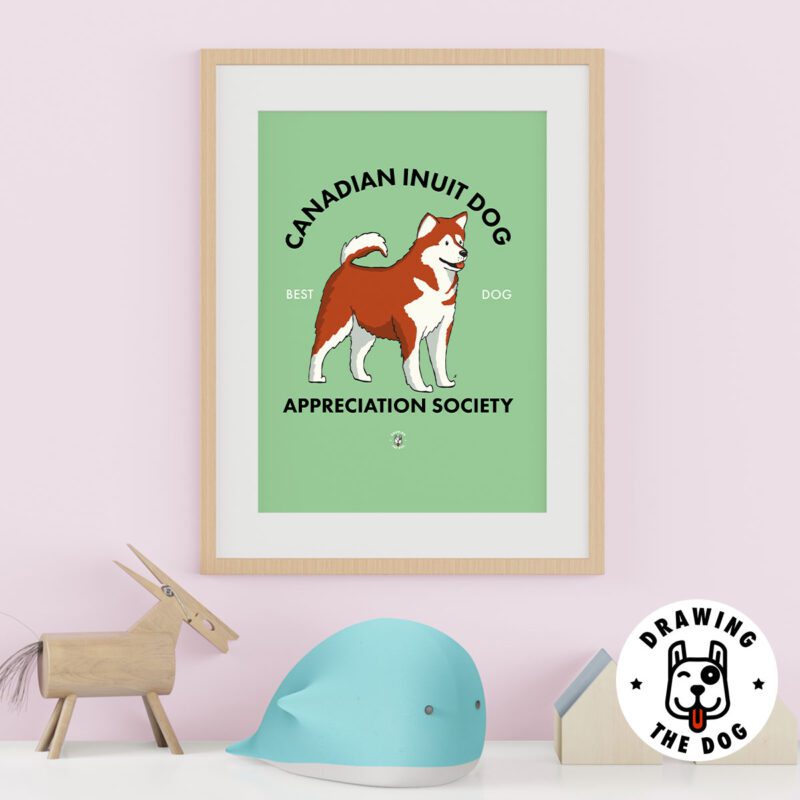Canadian Inuit Dog Wall Art Kids Wall Decor