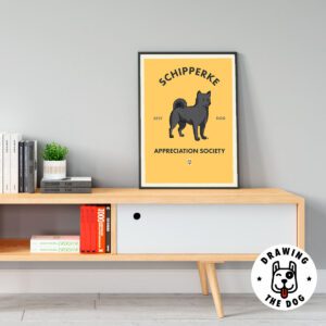 Schipperke Dog Living Room Decor