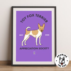 Toy Fox Terrier Framed