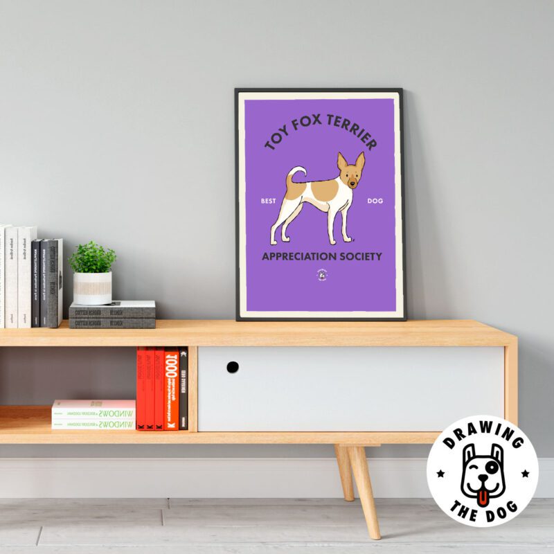 Toy Fox Terrier Living Room Decor