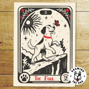 0 The Fool Dog Art Print