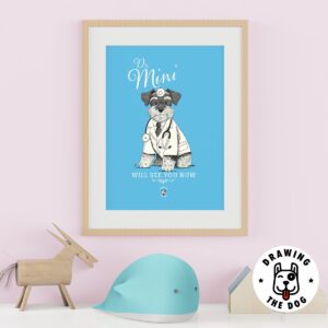 Dr Mini Schnauzer Kids Decor