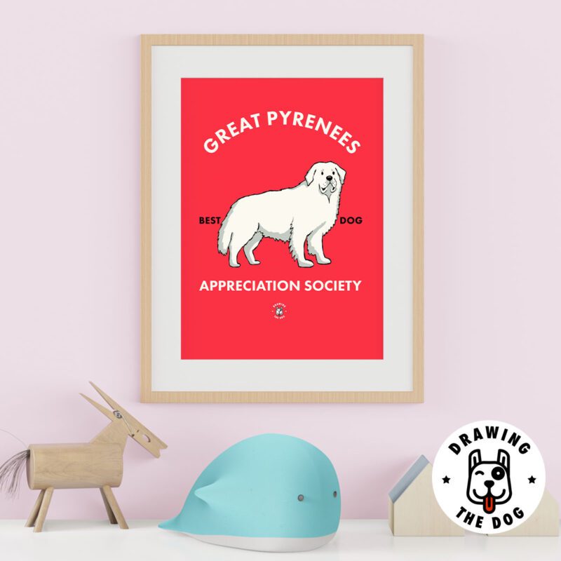 Great Pyrenees Kids Wall Decor