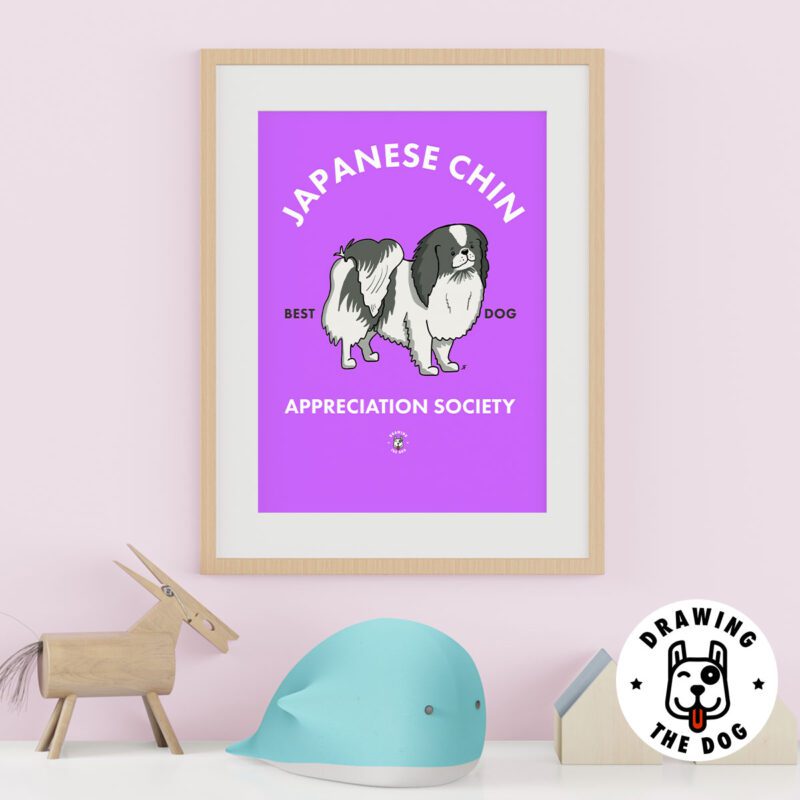 Japanese Chin Art Kids Wall Decor