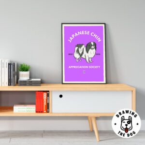 Japanese Chin Art Living Room Decor