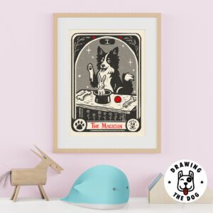 Dog Tarot Magician Kids Decor