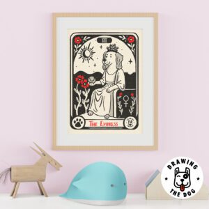 Dog Tarot Empress Kids Decor