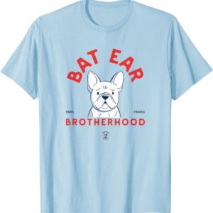 Bat Ear Brotherhood French Bulldog Drawing The Dog Baby Blue