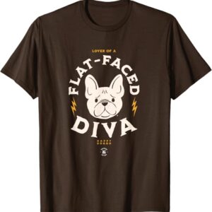 Flat Faced Diva French Bulldog Drawing The Dog Brown