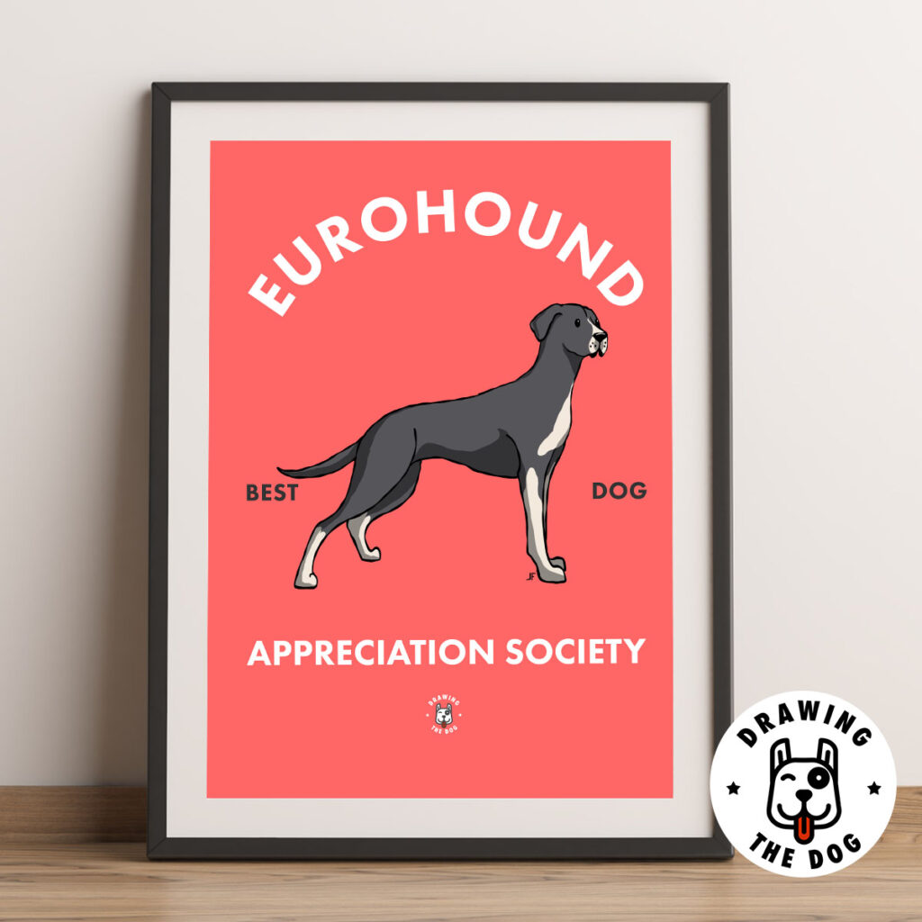 Eurohound Norway Art Framed