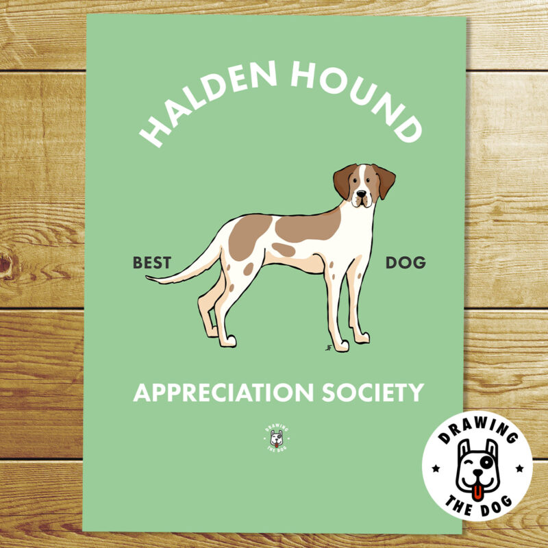 Halden Hound Norway Art Print