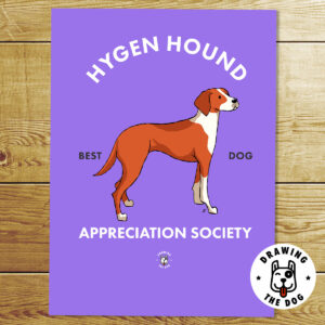 Hygen Hound Norway Art Print