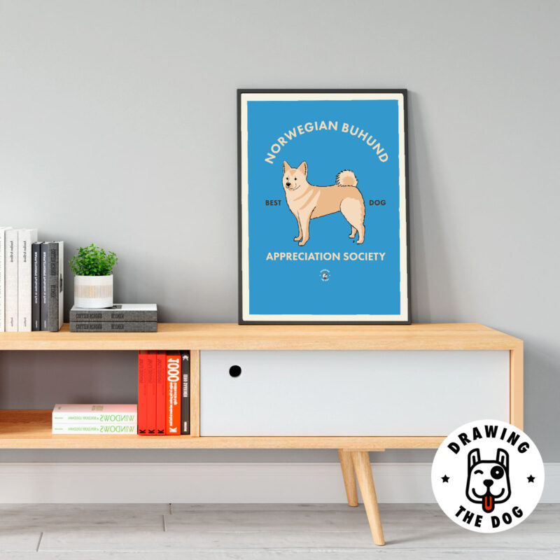 Norwegian Buhund Norway Wall Decor